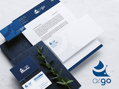 argo - visual identity branding creative design design logo printing stationery typography vector visual identity