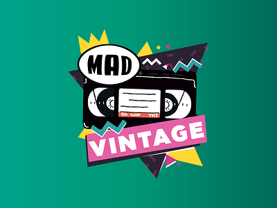 MAD TV - TV SHOW LOGO 90s branding creative design design detail graphic design graphicdesign illustration illustrator logo design logodesign logotype music old school retro tv tv series tv show vintage