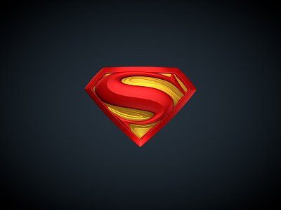 3D Superman logo by Raffi on Dribbble