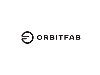 OrbitFab Logo design branding clean logo corporate identity energy engineering fuel station gas station graphic design industrial logo logo design satelite space technology