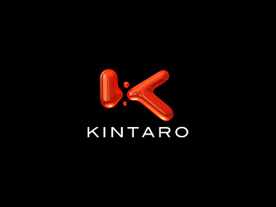 Kintaro Logo design Proposal 3d 3d logo branding corporate ident corporate identity graphic design liquid design logo logo design