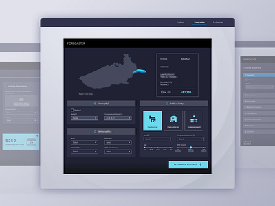 Digital Audience Builder - Dashboard dashboard interface ui visualdesign