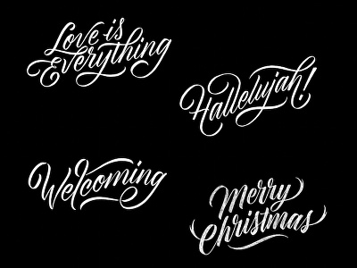 Lettering for Greeting Cards christmas greeting cards handlettering lettering merry christmas