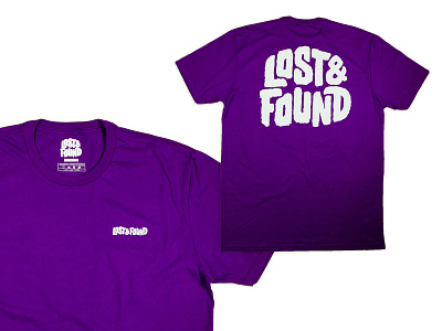 Lost & Found T-shirt apparel apparel graphics argentina clothing clothing brand clothing label lettering logo logotype tshirt