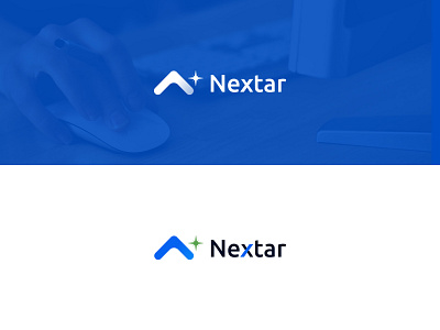 Nextar branding design logo
