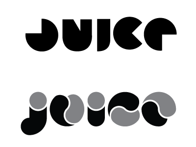 Juice Logo Concepts logo typography