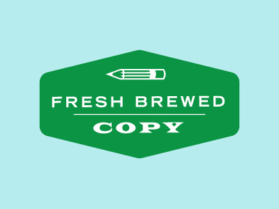 Fresh Brewed Copy logo concept 2