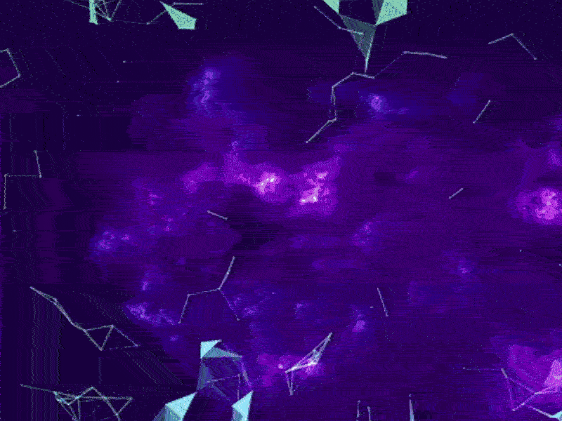 The lights in Galantis's nebula 3d animation lights lyricvideo paths