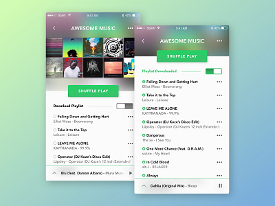 Spotify UI Redesign Concept (Part 2)