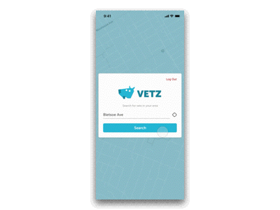 Vet Booking App app dog mobile pet ui user interface vet