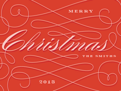 Christmas in June! christmas decorative flourish holiday lettering
