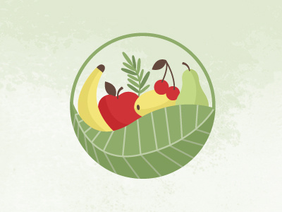 Back To Organic Logo back to organic basket branding fruit herbs logo