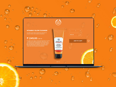 The Body Shop designer product page ui uiux userinterface webdesign webdesigner