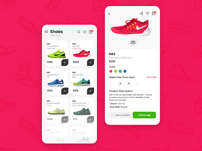 E-commerce application designer shot ui uiux userinterface