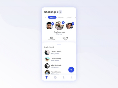 Daily UI - Fitness Challenge Application