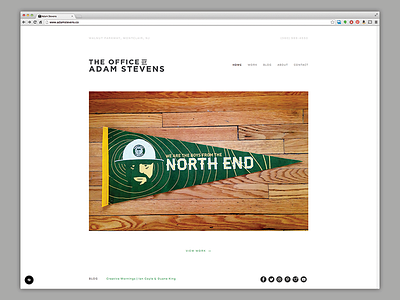 New site branding portfolio squarespace web work