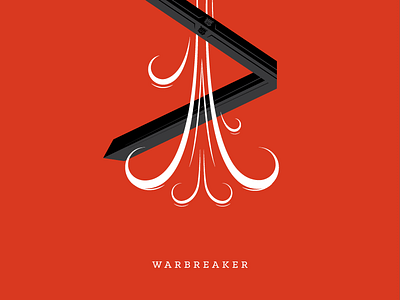 Warbreaker illustration lettering s skillshare vector