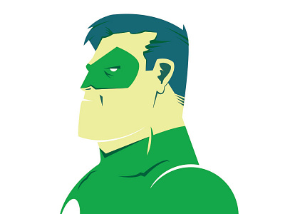 Green Lantern comics dc green lantern hal jordan illustration vector