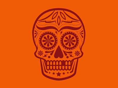 Braves Sugar Skull by Harley Creative on Dribbble