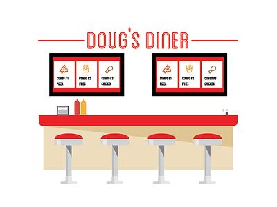 Google Chrome Sign Builder app chrome diner google illustration motion graphics vector