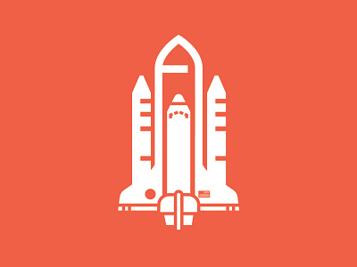 Aerospace aerospace design icon illustration launch nasa shuttle space