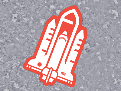 Space Shuttle Sticker launch nasa rocket shuttle space sticker swag