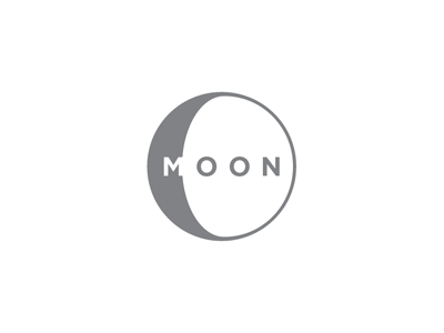 Moon Logo by Adam Stevens on Dribbble