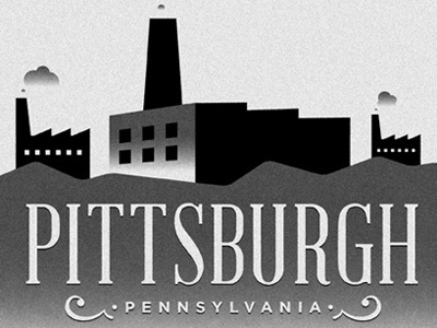 Pittsburgh - Been Everywhere Project art deco been everywhere design illustration industry pennsylvania pittsburgh smoke