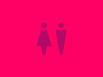 Lavatory Icons bathroom gender icons men minimal modern restroom women