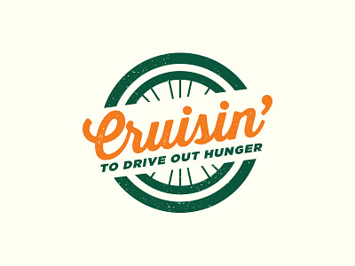 Cruisin' Logo automotive branding cars classic logo script vintage wheel