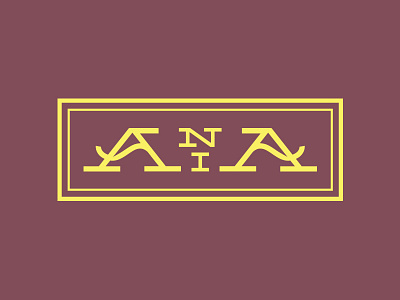 Ania a branding logo logotype mark typography