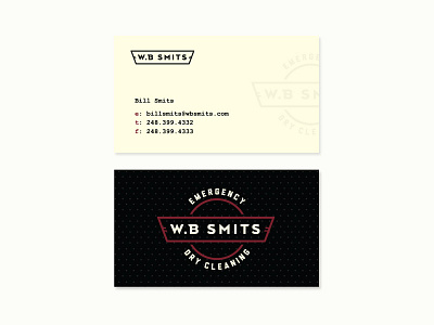 Smits Card branding business card identity logo print retro typography vintage