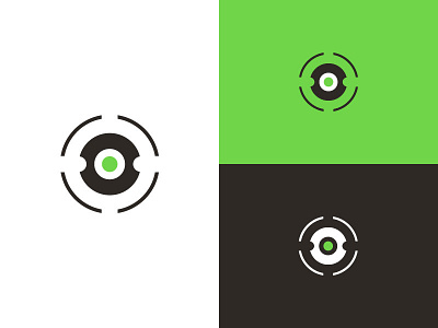 Fission 2 aim branding circle eye gun icon logo mark minimalism tactical tritium