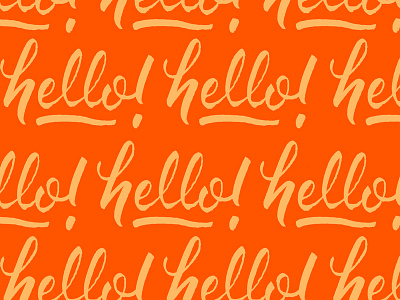Hello! handlettering lettering letters script type typography