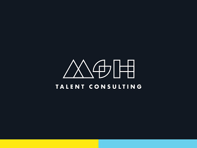 Talent Consulting branding consulting geometric icon identity logo mark minimal shapes