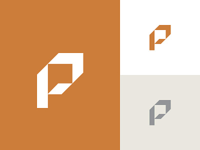 Final P Icon architecture branding clean contemporary development icon identity logo modern real estate