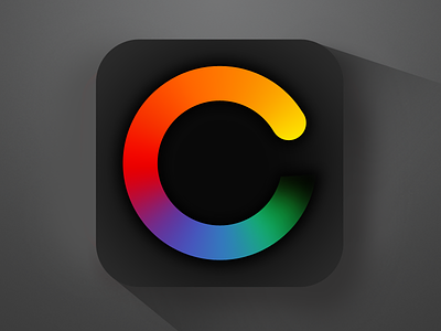 Design Jam - Project Icon black circle color contrast icon ios rainbow round