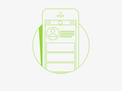 Do you app? app apps clear icon ines iphone line phone simple smartphone vector wireframe