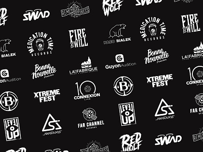 Logos Collection 2018-2020 black branding communication design graphicdesign icon illustrator logo logodesign logotype minimal monogram print typo ui ux vectors web white