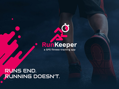 Runkeeper Logo concept design logo design