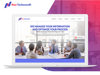Corporate Website Templete it industry web designing website design