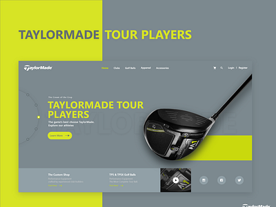 TayloreMade E-Commerce webpage