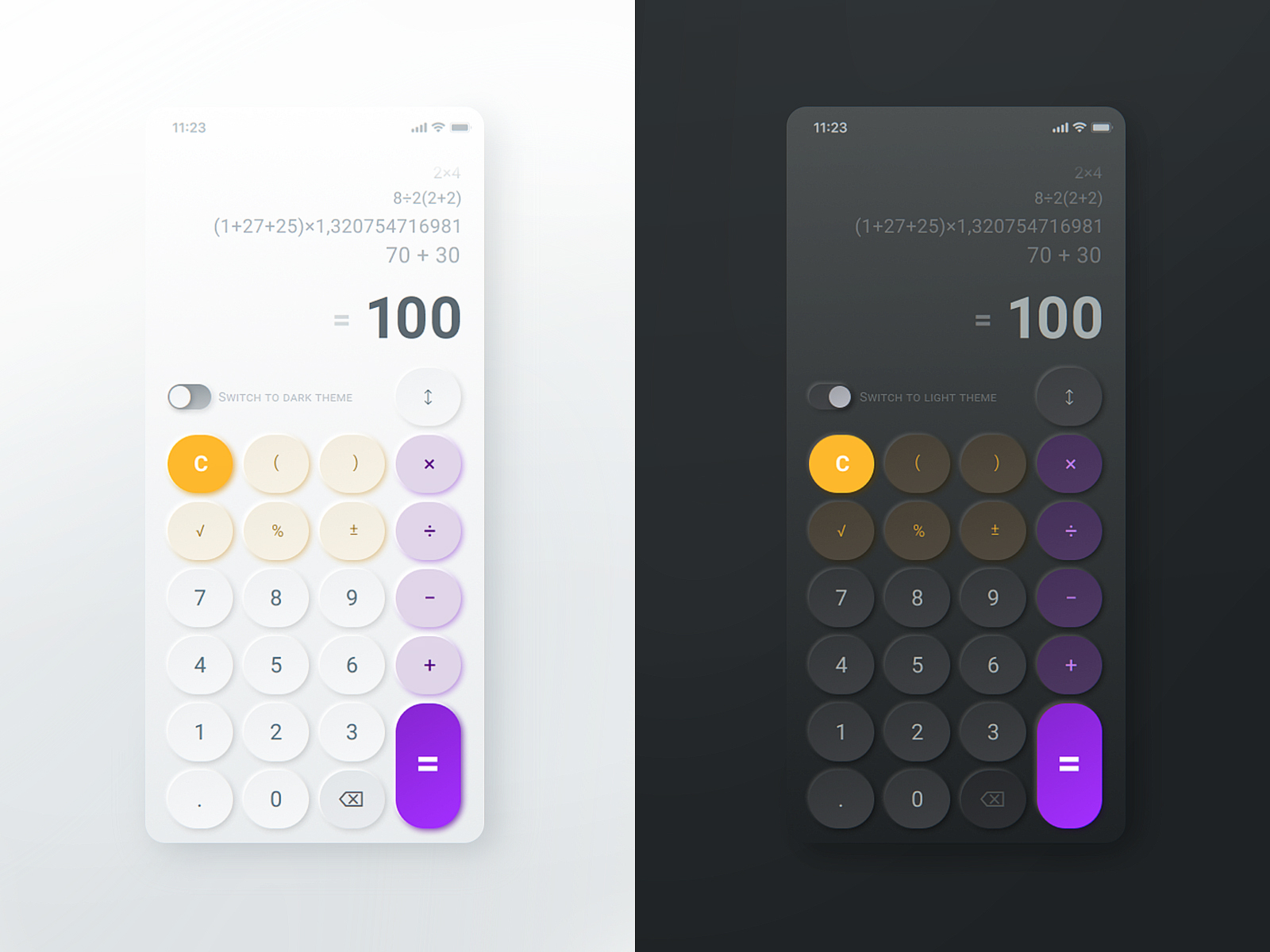 Design For Dailyui Day004 Calculator By Eilsgraff On Dribbble