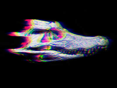 On fire 90s animal art color concept creative crocodile digital art edition flame glitch glitch effect graphic design photo edition photography photoshop skull videogame vintage visual art