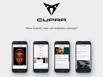 Cupra , responsive website barcelona brand branding c14torce car concept cupra design minimal new responsive ui user experience user interface ux volkswagen website