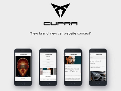 Cupra , responsive website