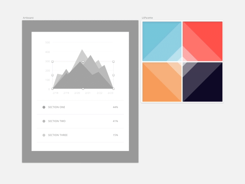 @uipalette art color design flat interface minimal palette