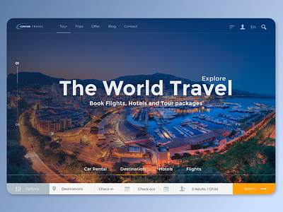 Cover page (Travel Agency) booking hotel hotel booking travel travel agency travel app traveling web webdesign