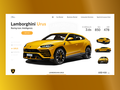 Car Rental Booking System booking car car booking car club cars lamborghini rental urus ux ui