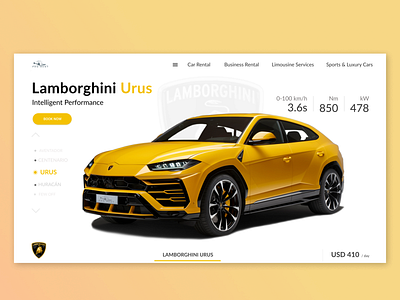 Rent Cars cars creative figma logo rent rental ui ux vector